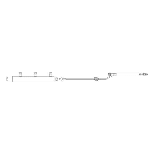 SmartSite IV Extension Set 43" 2 Male Luer Lock 50/Ca