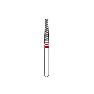 Two Striper Euro 16A Diamond Bur Friction Grip Fine Round-End Taper 5/PK