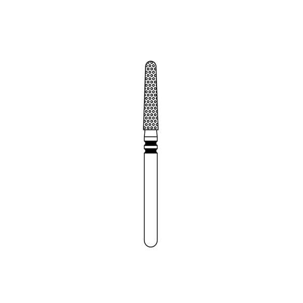Two Striper Euro 16A Diamond Bur Friction Grip Super Coarse Round-End Taper 5/PK thumbnail 2