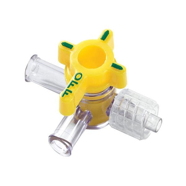 4-Way Stopcock 6 Gang Rotating Luer 25/Ca