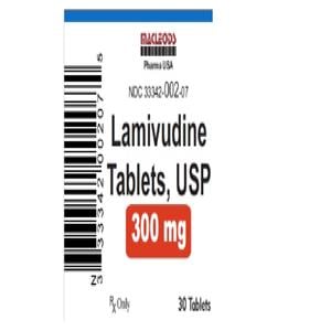 Lamivudine Tablets 300mg Bottle 30/Bt Each