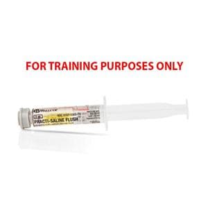 Practi-Saline Flush Training Simulated Medication 30/Bx