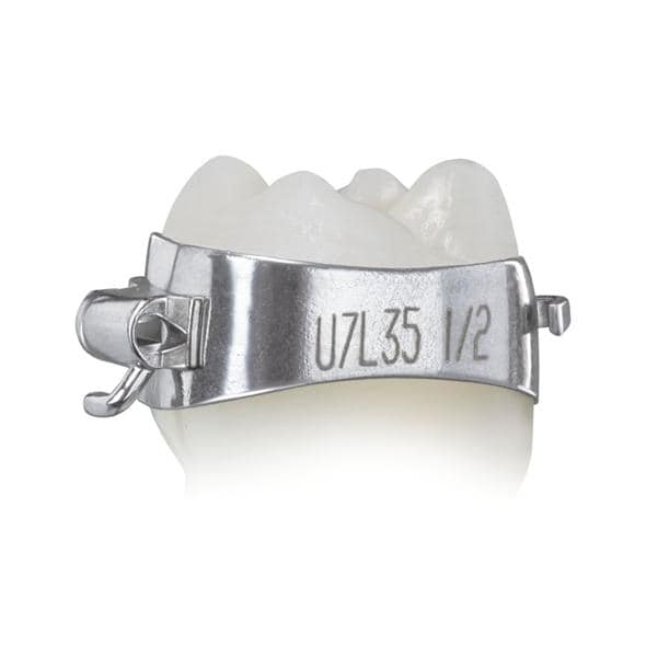 TruFit 2.0 Roth Prewelded Band & Buccal Tube Assembly .022" 37.5 UL6 w/ Clt 3/Pk