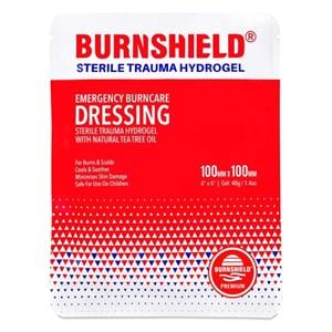 Burnshield Foam/Hydrogel/Mesh Burn Dressing 4x4" Sterile