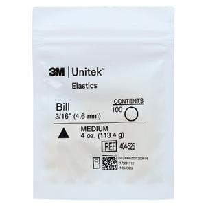 Intraoral Elastic Medium 3/16 in Green 3000/Ct