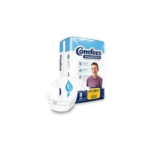 Comfees Diaper Ultra Absorbent Unisex Fragrance Free Size 8 Over 46lbs 80/Ca