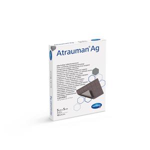 Atrauman Ag Polyamide Wound Contact Layer Dressing 2x2" Sterile Square NAdh Gry