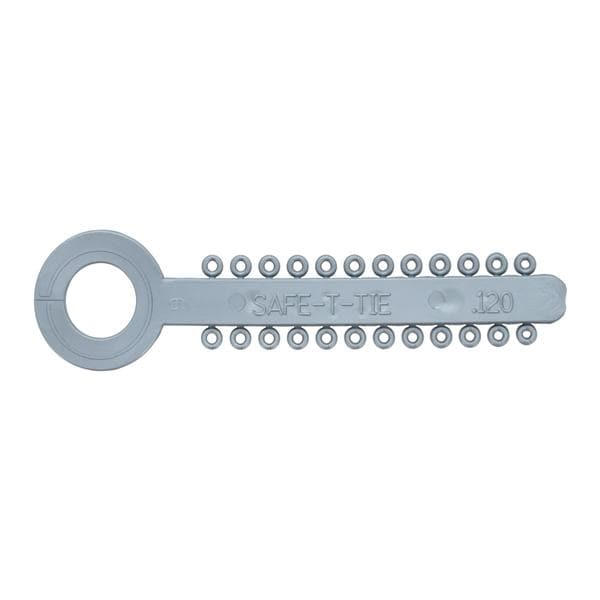 Safe T-Tie Ligature Ties on Sticks 0.120 in LF Silver 30/Pk