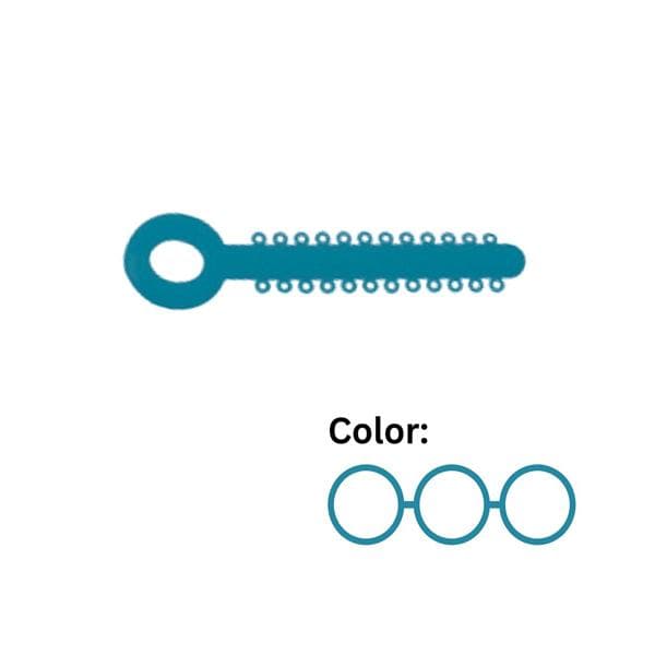 Safe T-Tie Ligature Ties on Sticks 0.120 in LF Neon Blue 30/Plk