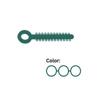 Safe T-Tie Ligature Ties on Sticks 0.120 in LF Green 30/Pk