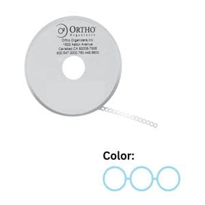 Ortho Organizers Chain Elastic Short 15 Feet LF Sky Blue Ea