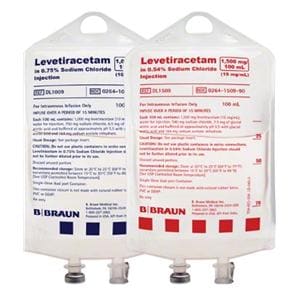 Levetiracetam in 0.54% Sod Chl Injection 15mg/mL Bag 100mL 24/Package