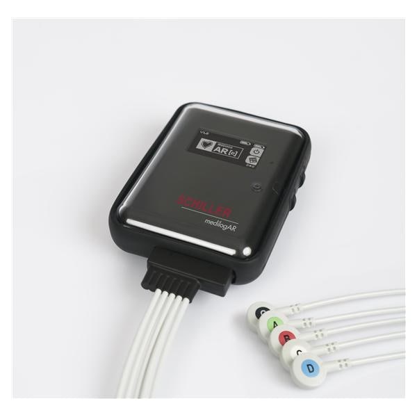 Medilog AR Holter Recorder New 5 Lead W/ Prtctv Cs/SD Crd/USB Cbl/Nck Blt Ea