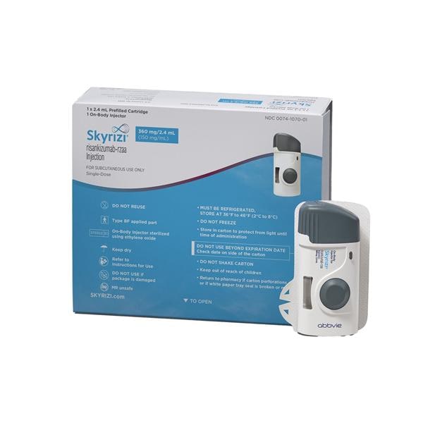 Skyrizi Injection 360mg On-Body Injector 10mL Each