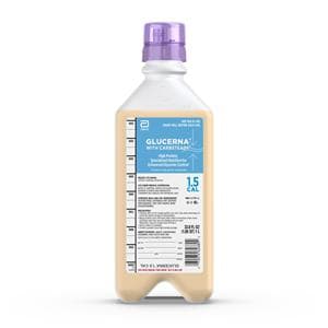 Glucerna 1.5 Cal Therapeutic Nutrition Liquid Ready to Hang 1L Carton 8/Ca