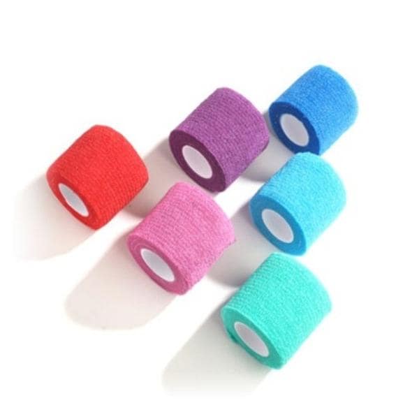 MediChoice Cohesive Bandage Fabric 2"x5yd Colorpack Non-Sterile 36/Bx, 2 BX/CA