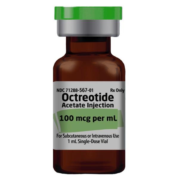 Octreotide Acetate Injection 100mcg/mL SDV 1mL 10/Package