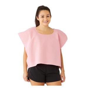 Exam Cape 21 in x 30 in Mauve Tissue / Poly / Tissue Disposable 100/Ca