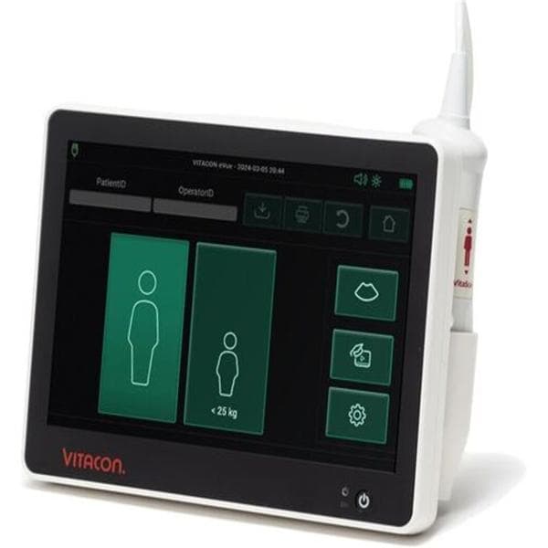 Vitascan eVue Bladder Scanner w/ Probe/Monitor/Built-in Printer/Carrying Case Ea