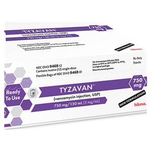 Tyzavan Injection 750mg Bag 150mL 12/Package