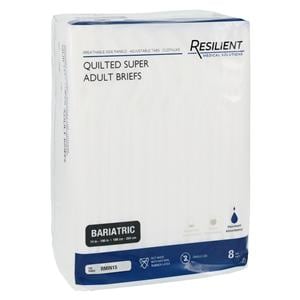 Quilted Brief Unisex 74-100" Super Absorbent 32/Ca