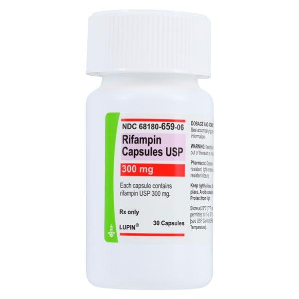 Rifampin Capsules 300mg Bottle 30/Bt Each