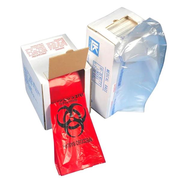 Biohazard Liner 31x43" Red LDPE 70/Rl