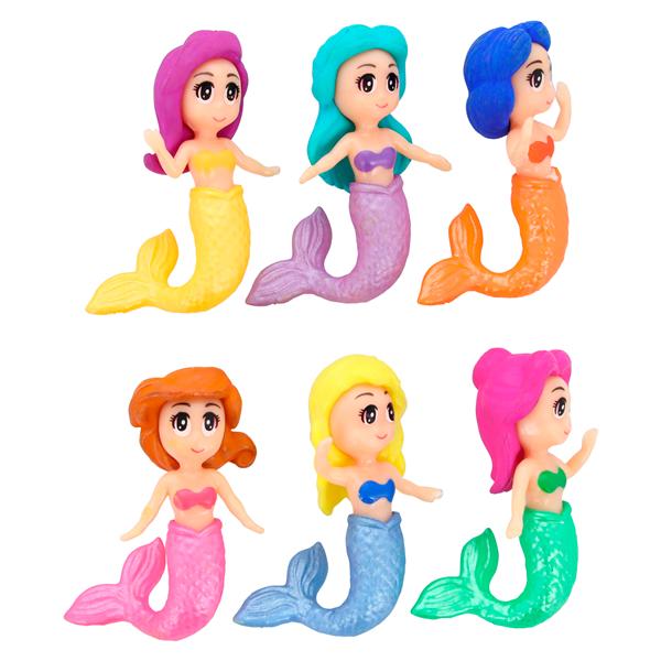 Figure Figurine Mermaid Assorted Assortment 100/Pk
