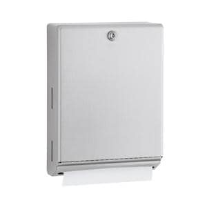 Paper Towel Dispenser Satin Finish Stainless Steel Ea