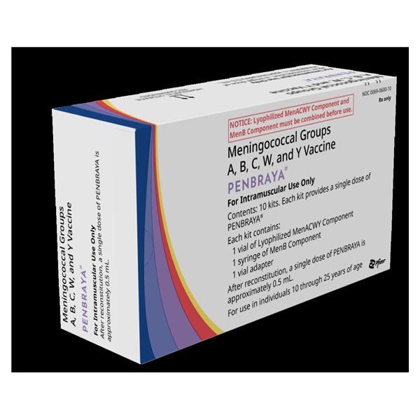Penbraya Meningococcal ABCW & Y Injectable 0.5mL Prefilled Syringe 10/Pk