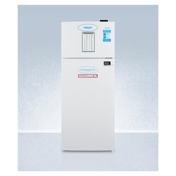 Accucold General Purpose Fridge/Freezer New 7.1 cu ft 2 Solid Doors Ea