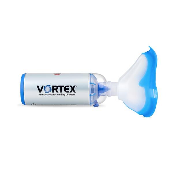 Holding Chamber/Spacer MDI Vortex Adult Single Patient Use Ea