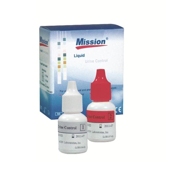 Mission Urine Level 1/ Level 2 Control 10/Ca