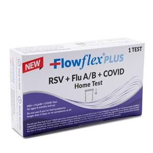 Flowflex Plus RSV/FLU AB/COVID Antigen Home Test CLIA Waived 48/Ca