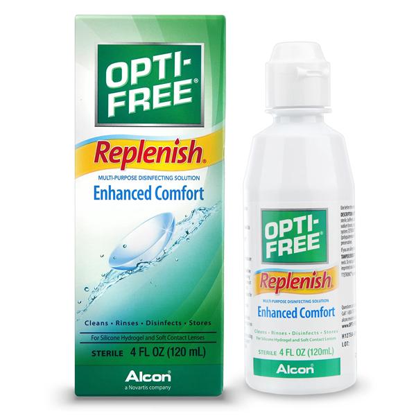 Opti-Free Replenish Multi-Purpose 4oz Dropper Bottle 24/Bx