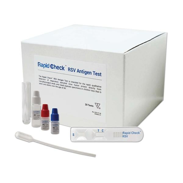 Rapid Check RSV Antigen Test CLIA Waived 20/Bx