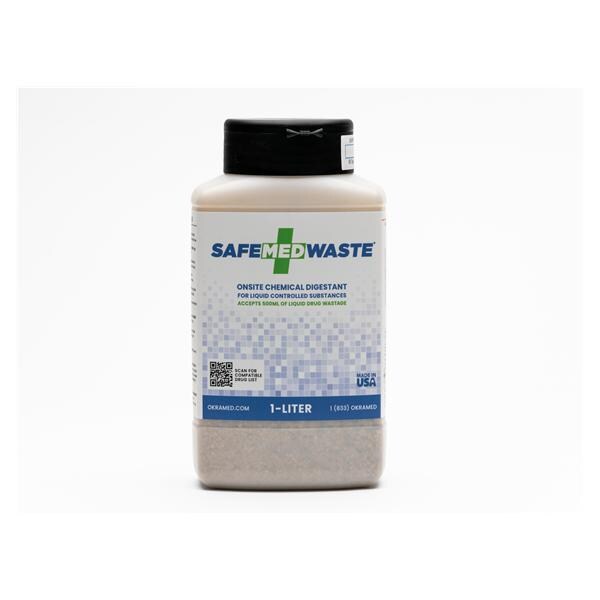 SafeMedWaste Drug Disposal 1Lt Liquid Bottle 8/Ca
