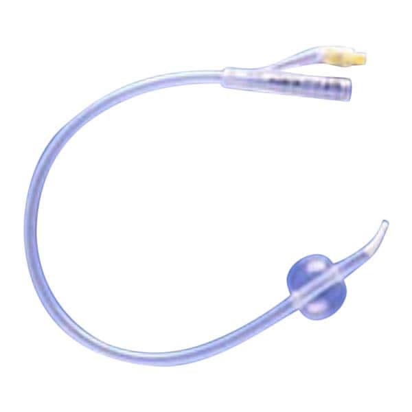 Tiemann 2-Way Foley Catheter Coude Tip Silicone 14Fr 5cc