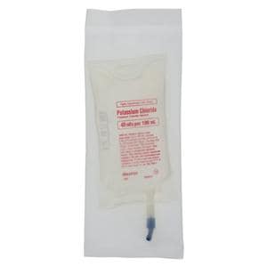 Potassium Chloride Injection 40mEq Highly Concentrated Bag 100mL...
