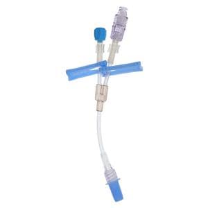 IV Catheter Extension Set 6-1/2" Y-Type M LL Adptr/Rtng Clr Ea