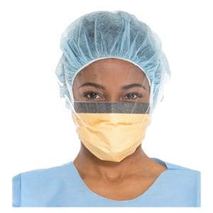 FluidShield Procedure Combination Mask / Shield ASTM Level 3 Anti-Fog Orng 25/Bx, 4 BX/CA