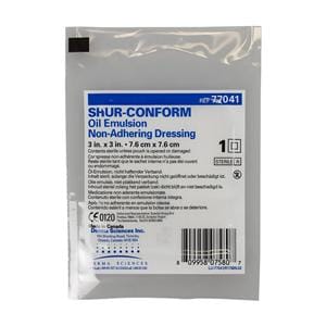 Shur-Conform Knitted Cellulose Acetate Gauze Dressing 3x3" Sterile Sq NAdh LF