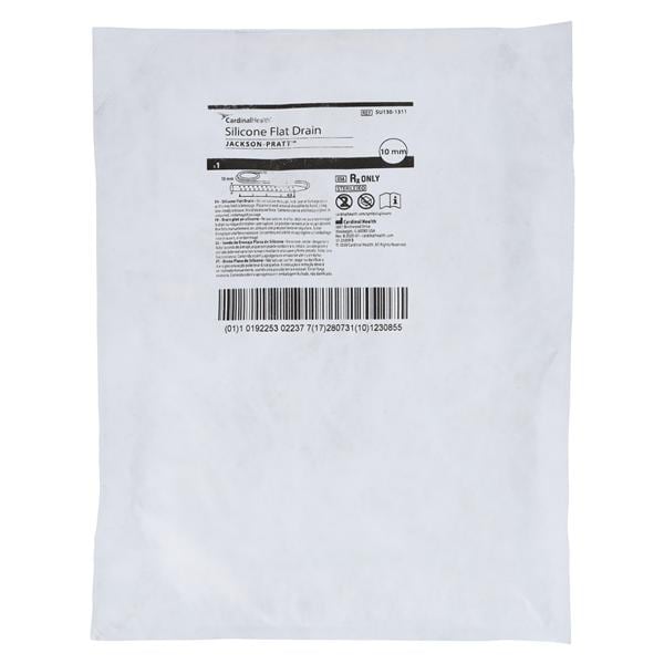 Jackson-Pratt Silicone Wound Drain Flat Tip Full Perforated, 80 EA/CA