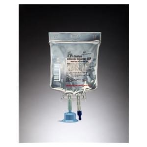 IV Injection Solution Sodium Chloride 0.9% 100mL Viaflex Plastic Container 4/Pk