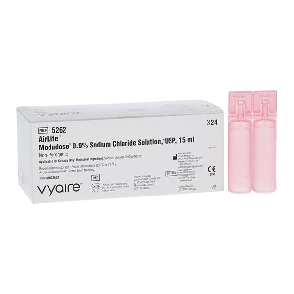 Sodium Chloride Inhalation Solution 0.9% Vial 15mL 144/Package