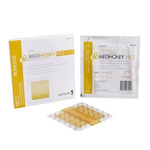 MediHoney HCS Polymer Pad Dressing 4-1/2x5-1/2" Sheet LF