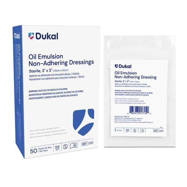 Gauze Oil Emulsion Dressing 3x3" Sterile Non-Adherent LF