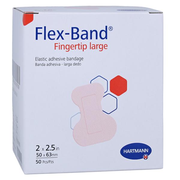 Flex-Band Adhesive Bandage Fabric 2x2.5" Flesh Sterile 50/Bx, 24 BX/CA