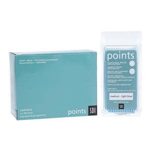 Points Bendable Applicator Brush Medium Light Blue 400/Bx