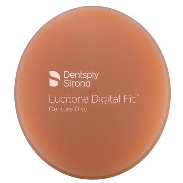 Lucitone Digital Fit Denture Disc Dark Pink 98x25mm Ea